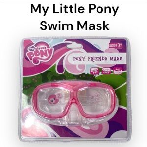 NWT Pink My Little Pony Swim Goggles, Ages 3+